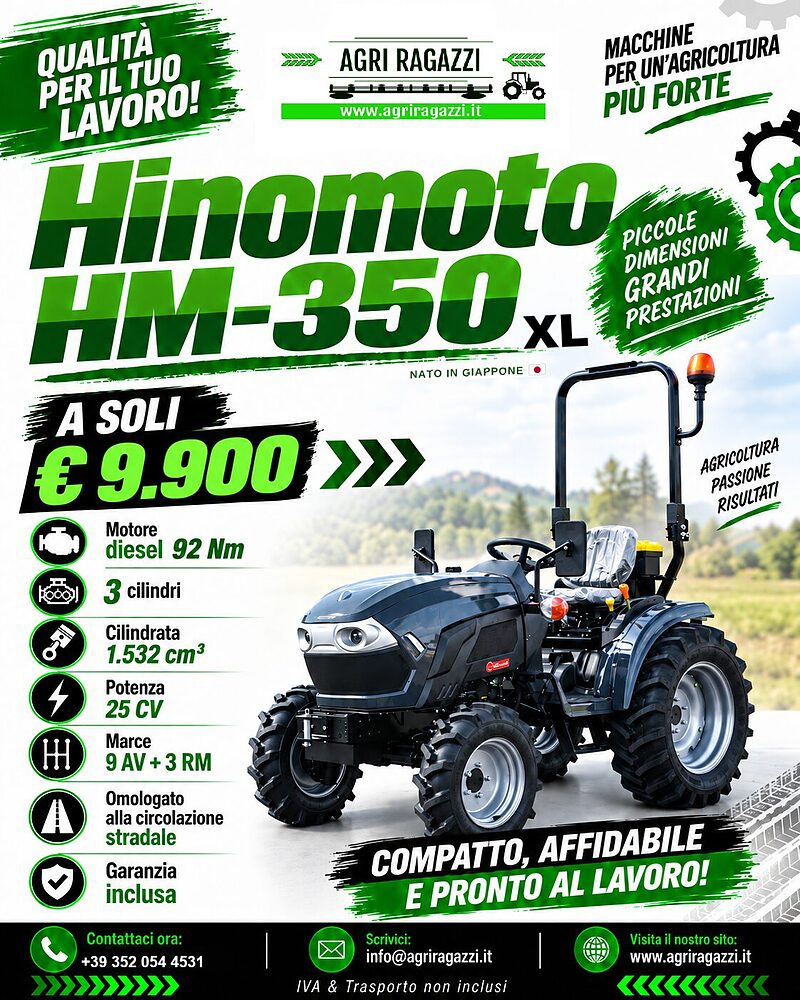 HINOMOTO HM-350 XL GRIGIO