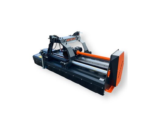 ◉ MATENG RF MAX Falciatrici Reversibili a Martelli (1 x 1,200 kg.) Serie Super Pesante con Spostamento Idraulico Laterale con Larghezza di Lavoro 250 / 280 / 320 cm - Per tutti i tipi di erba e ramaglia fino a 60mm, Per trattori da 185 CV. Peso: 1510 - 1670 kg.