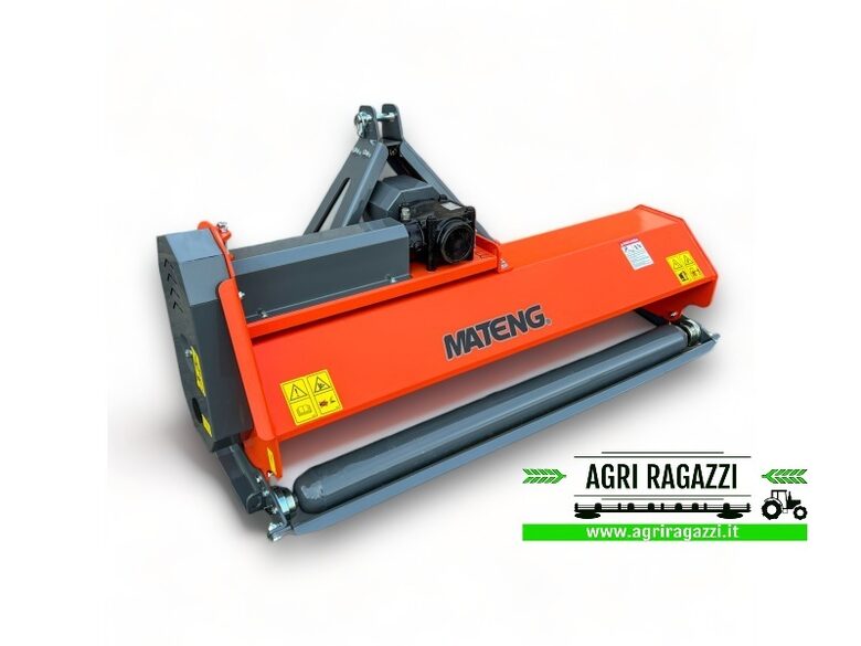 MATENG NEFL-115: Trincia 16 Mazze 1x340 g. Fissa, Serie Leggera, Zona di lavoro 110 cm, PTO 540 giri/min, Attacco 3 Punti, Cardano Incluso. Peso 155 kg, Per Trattori 16 - 20 CV. Garanzia Inclusa. Consegna in Tutta Italia!