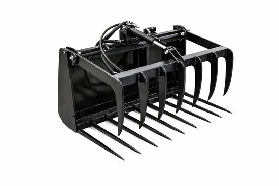 Benna a Pinze Inter-Tech Per Caricatore Frontale con Larghezza di Lavoro 1,2 m. Peso 160 kg. Garanzia Inclusa, Consegna In Tutta Italia!