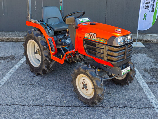 ✅ Kubota GB 170 – Trattore Compatto 4x4 Diesel, Motore Kubota, Gommato Nuovo, Ricondizionato 100%, Tagliandato Con Garanzia, Consegna In Tutta Italia