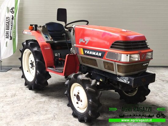 ✅ Yanmar F7: Trattore Compatto, 4x4, 1271 Ore Lavorate, Motore Diesel, 3 cl, Marce 12 AV + 4 RM, Velocità Massima 12,13 km/h, Attacco a 3 Punti, Peso 705 kg, Garanzia Inclusa, Consegna in Tutta Italia! *Prezzo indicato, IVA esclusa!