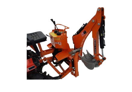 Mateng BHM-195 Retroescavatore Con Propria Pompa Indipendente e Sistema di Comando Idraulico, Profondità di Scavo fino a 1950 mm, Per i Trattori da 30 CV. a 45 CV. Consegna in Tutta Italia, Garanzia Inclusa