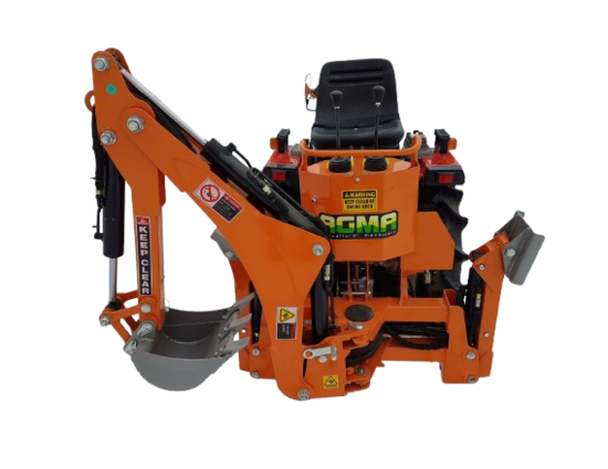 Mateng BHM-95 Retroescavatore Con Propria Pompa Indipendente e Sistema di Comando Idraulico, Profondità di Scavo fino a 950 mm, Per i Trattori da 12 CV. a 25 CV. Consegna in Tutta Italia, Garanzia Inclusa