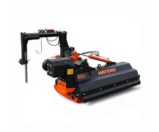 MATENG VGM JUNIOR 180: Falciatrici a 24 Martelli (1x0,750 kg) con Braccio Estendibile ed Inclinabile da 50°/90°, Area di lavoro da 180 cm, PTO 540 giri/min, Attacco a 3 Punti, Per i Trattori da 75 CV. Garanzia inclusa, Consegna in tutta Italia!