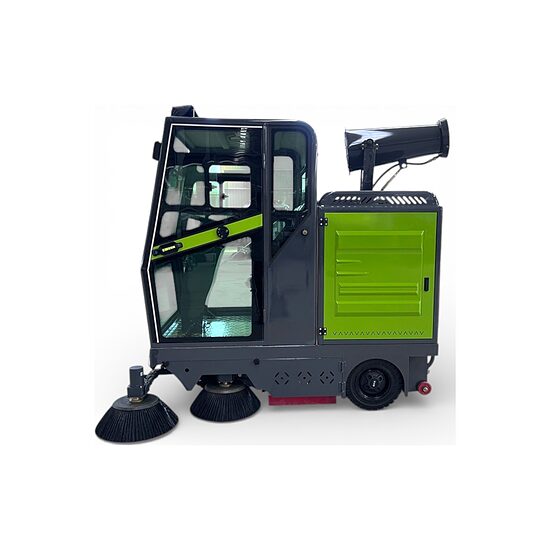 HT2000 con Cabina — Spazzatrice Industriale Uomo a Bordo Elettrica, Larghezza di Lavoro 2.000 mm, Idropulitrice ad Alta Pressione — Nuova, Garanzia 24 Mesi, Consegna in Tutta Italia!