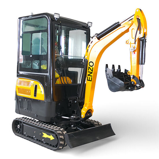 ENZO HT-20: Mini Escavatore con Cabina Chiusa, 2.000 kg, Motore Diesel Kubota D902 a 3 Cilindri da 11,8 kW, Comandi Pilotati a Joystick, Scavo fino a 2.060 mm, Sbraccio 3.130 mm, Linea Idraulica Ausiliaria di Serie — Nuovo, Garanzia sui Ricambi.
