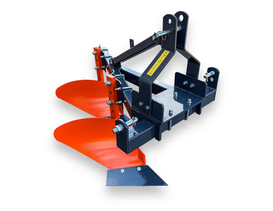 DDP 2x20: Aratro, Serie Leggera, Per Lavorazione del Terreno, Con Angolo Fisso – 2 Vomeri, Attacco 3 Punti, Ricambi Disponibili, Per i Trattori da 20 CV, Consegna in tutta Italia con Garanzia Inclusa! 