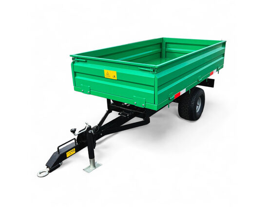 SANSEN 1T-2W: Semirimorchio con Capacità di Carico 1000 kg. | Peso 310 kg. | Inclinazione Idraulica Posteriore | Supporto Parcheggio Meccanico | 1 Asse | Garanzia Inclusa | Consegna in Tutta Italia