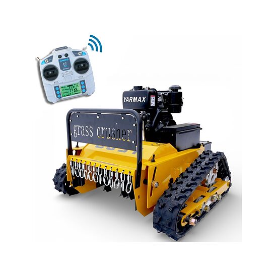 GUST GN550 Diesel — Trinciatrice Radiocomandata Cingolata con Taglio 50 cm, Motore Diesel Yarmax 178 da 4,1 kW, Trazione Ibrida, Radiocomando fino a 350 m — Nuova, Garanzia 12 Mesi, Consegna in Tutta Italia!