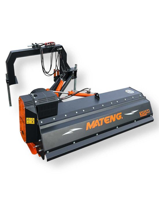 MATENG VGM ​​DYNAMIC 200: Falciatrice a Martelli (1x1,370 kg.) | Serie Super Pesante | Braccio Estendibile & Inclinabile | Per Tutti i Tipi di Erba e Ramaglia fino a 60 mm. | Per Trattori da 85 a 120 CV. | Garanzia 12 Mesi | Consegna in Tutta Italia