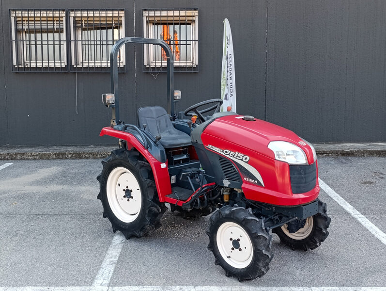 Mitsubishi GE150 – Trattore Compatto 3 Cilindri 4x4 con 626 Ore di Lavoro – Trasmissione 6+2 Marce, Servosterzo e Arco di Protezione. 100% Ricondizionato e Pronto all’Uso!